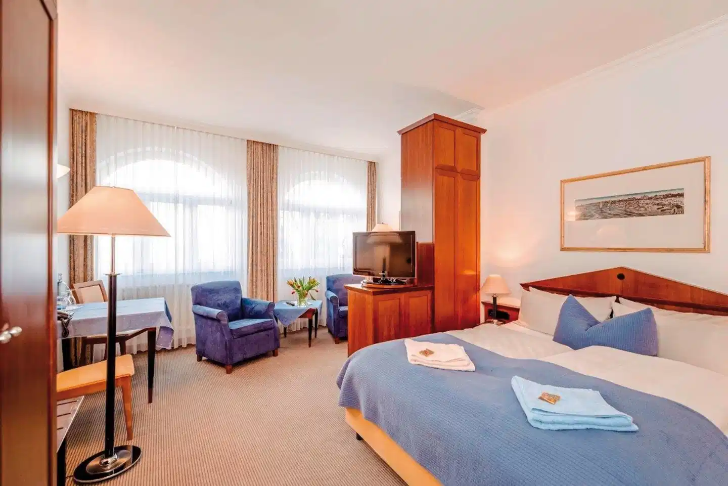 Aparthotel Seeschlösschen Wohnbeispiel