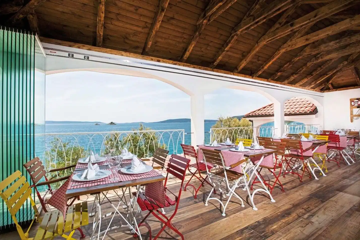 Amadria Park Camping Trogir (by Happy Camp) Terrasse