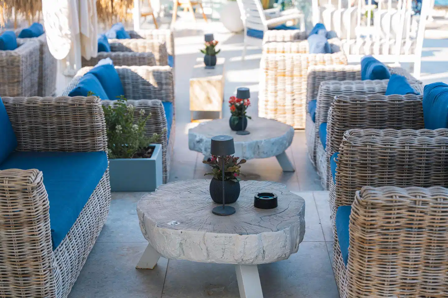 Cretan Blue Beach Hotel Terrasse