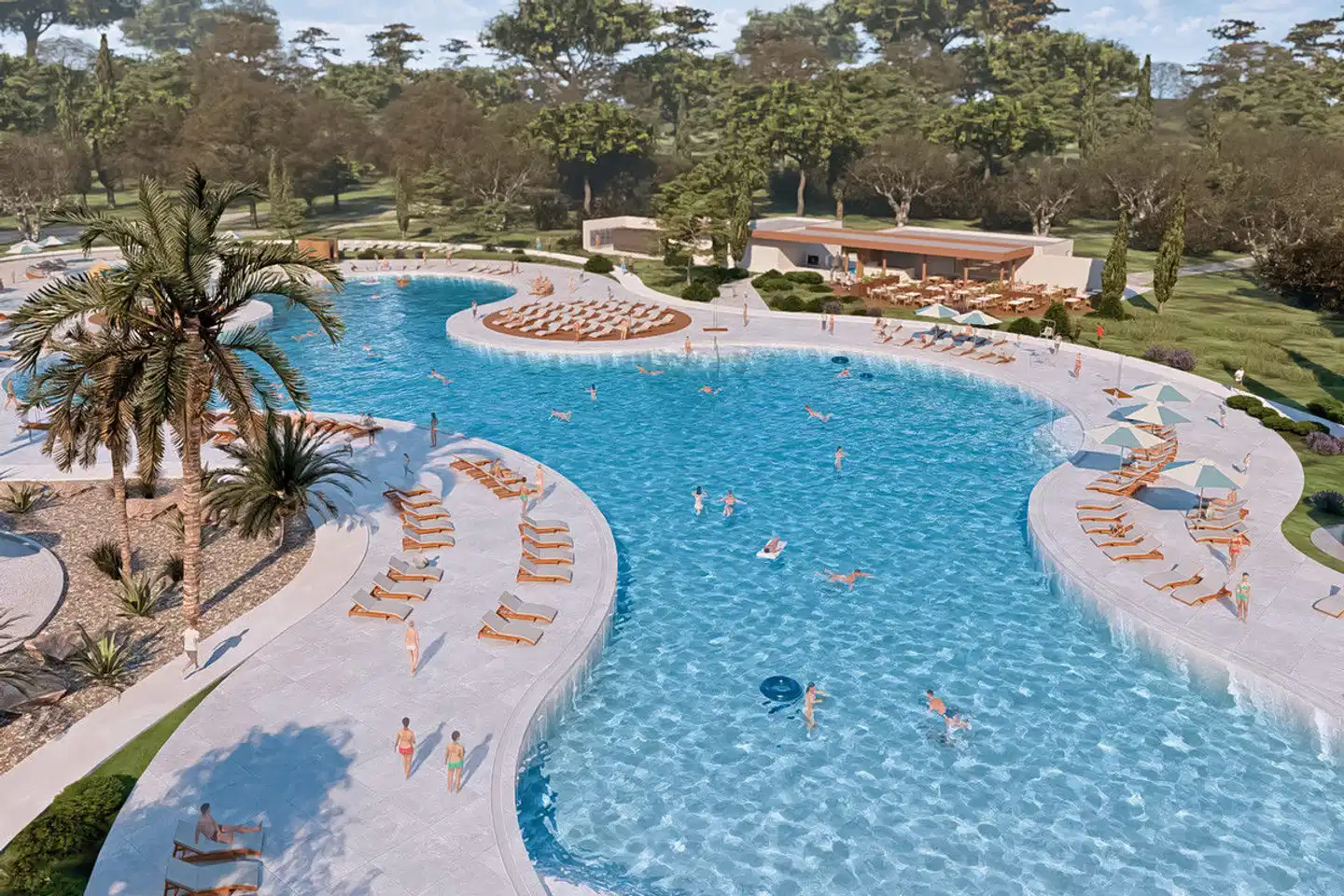 Zaton Holiday Resort Mobilheime Pool