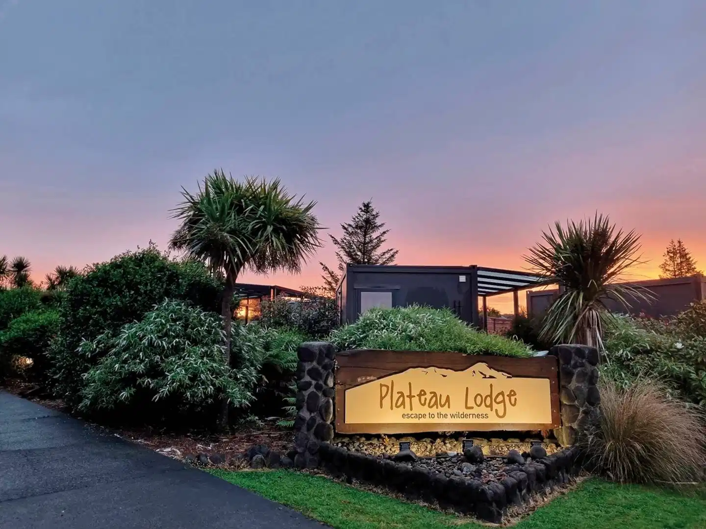 Plateau Lodge Garten