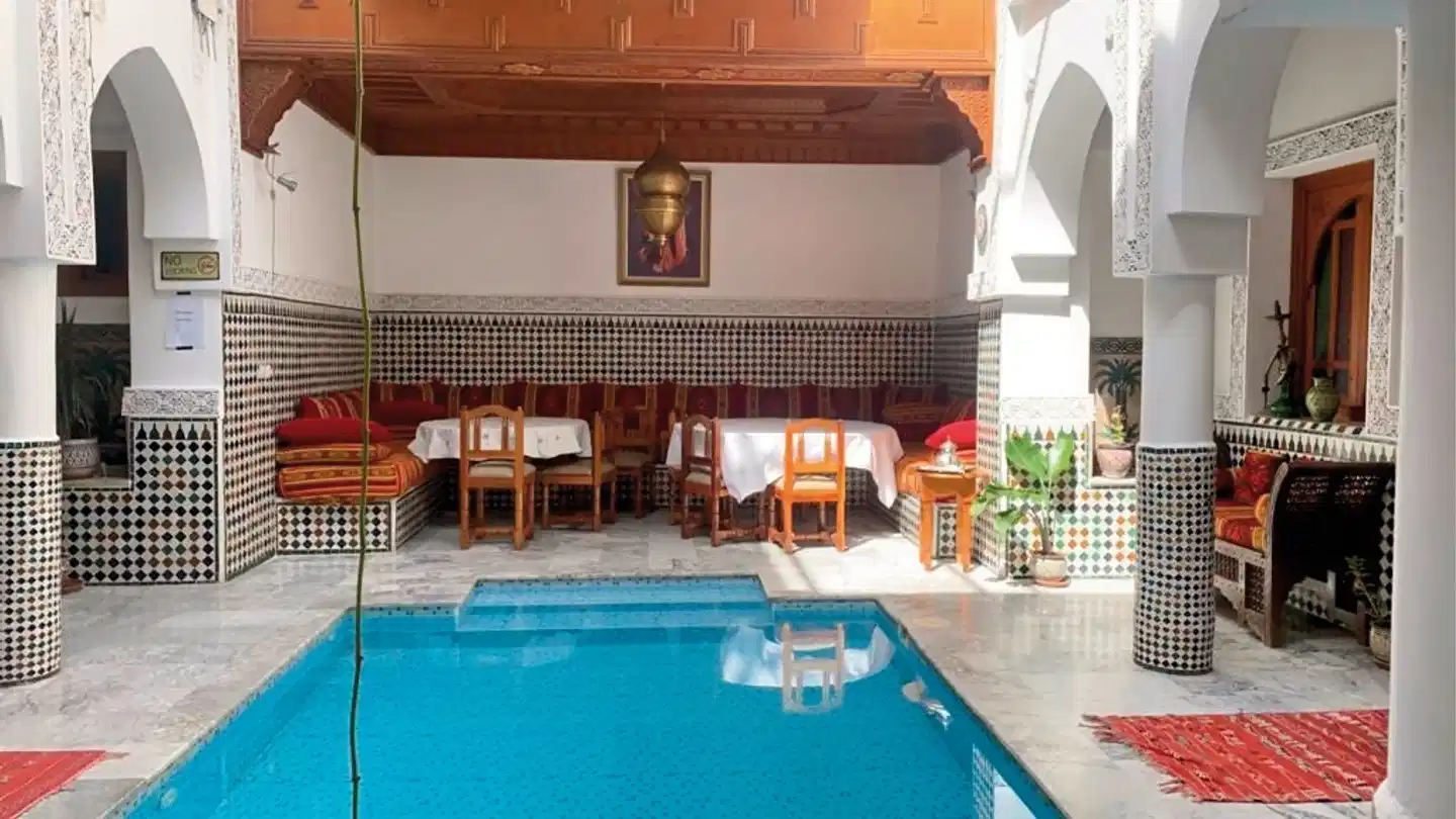Riad Moulay Hallenbad