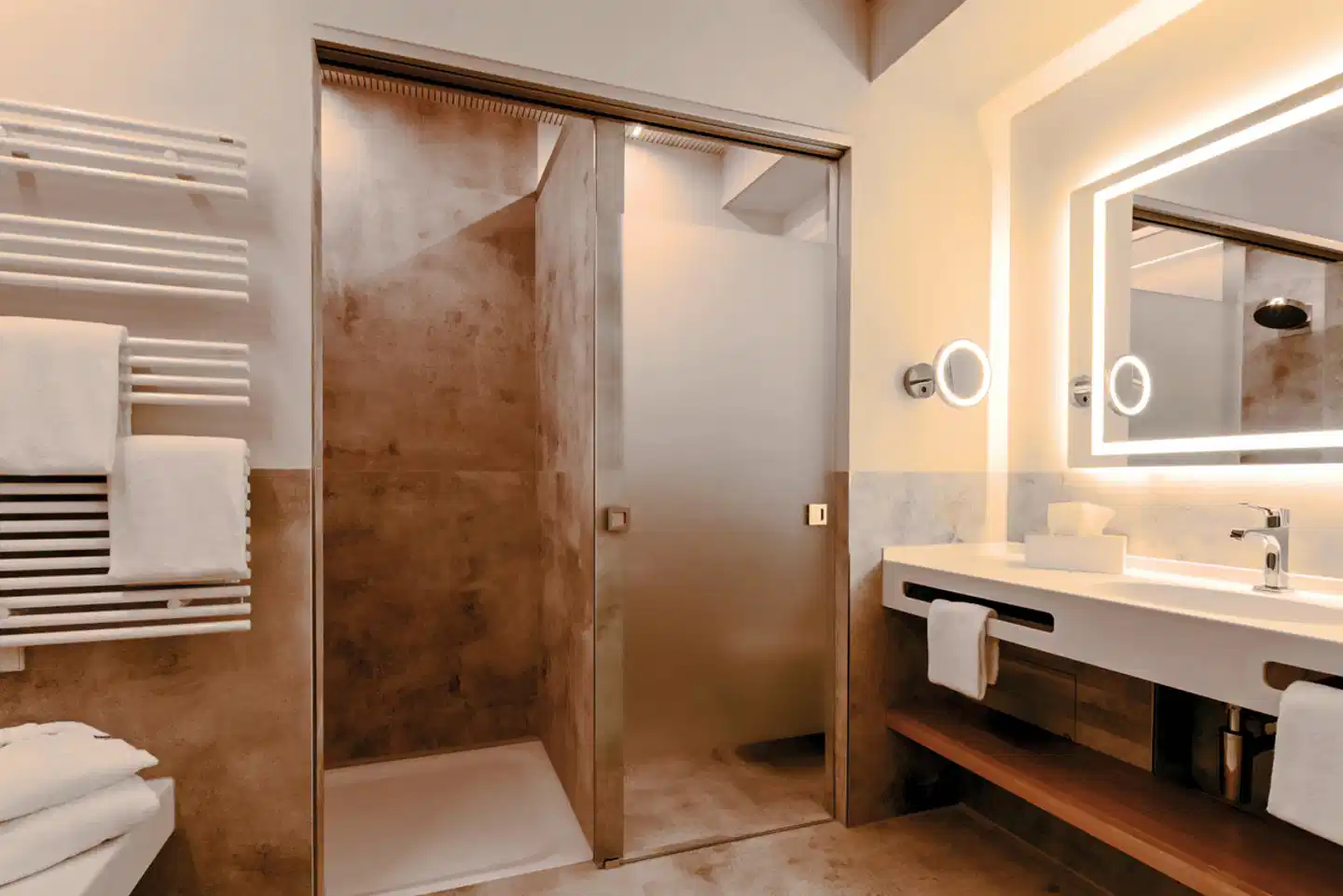 Landhotel Bohrerhof Badezimmer