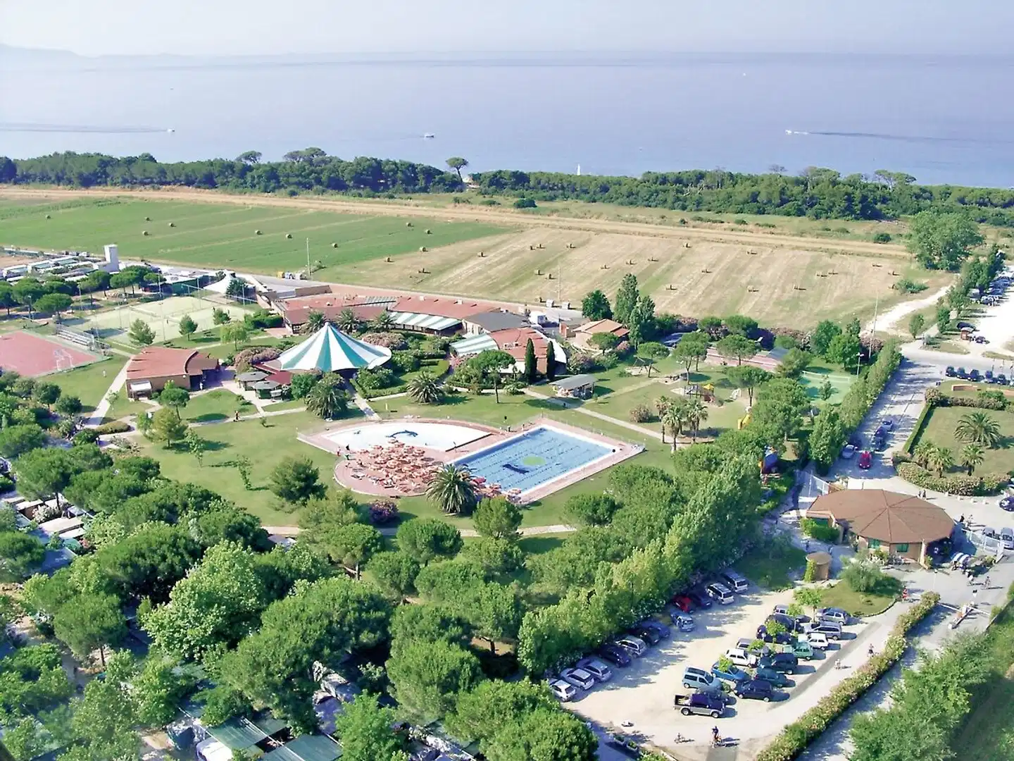 Pappasole Camping Village Mobilhome Premium Garten