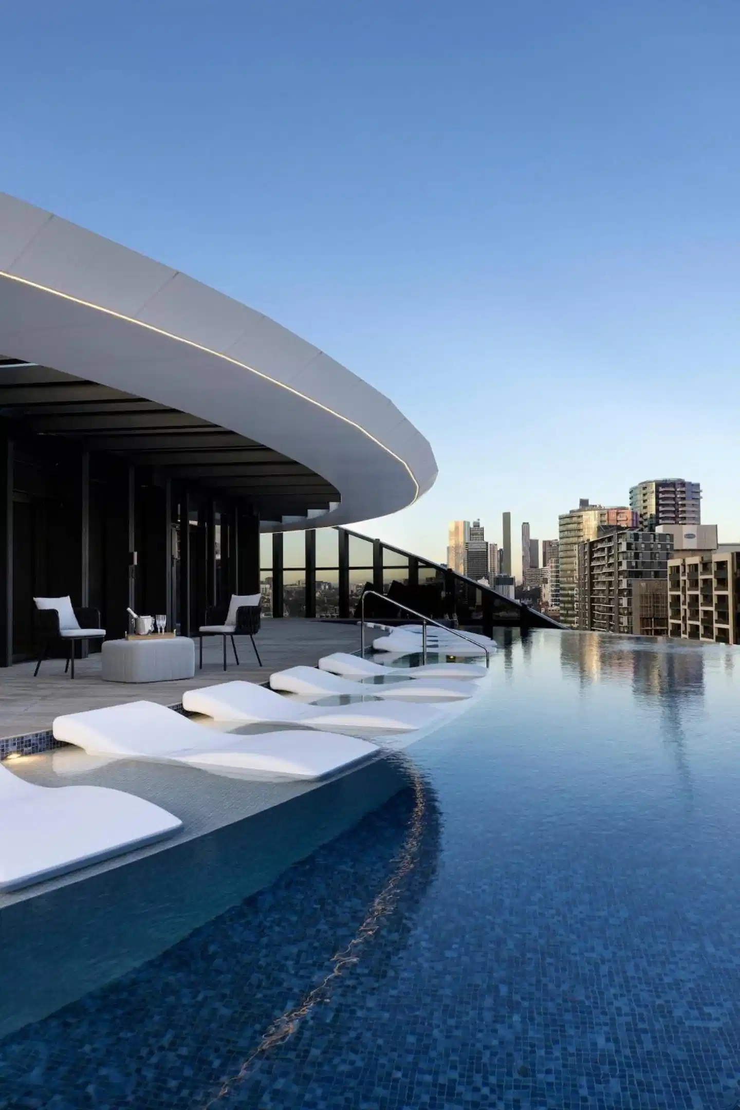 Melbourne Marriott Hotel Docklands Terrasse