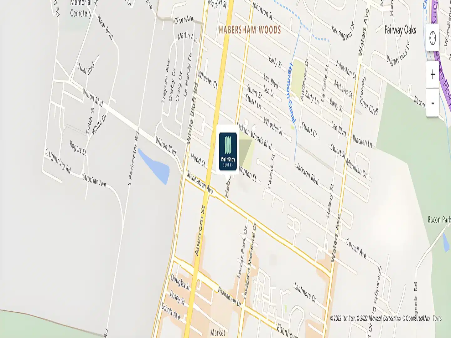 Mainstay Suites Landkarte