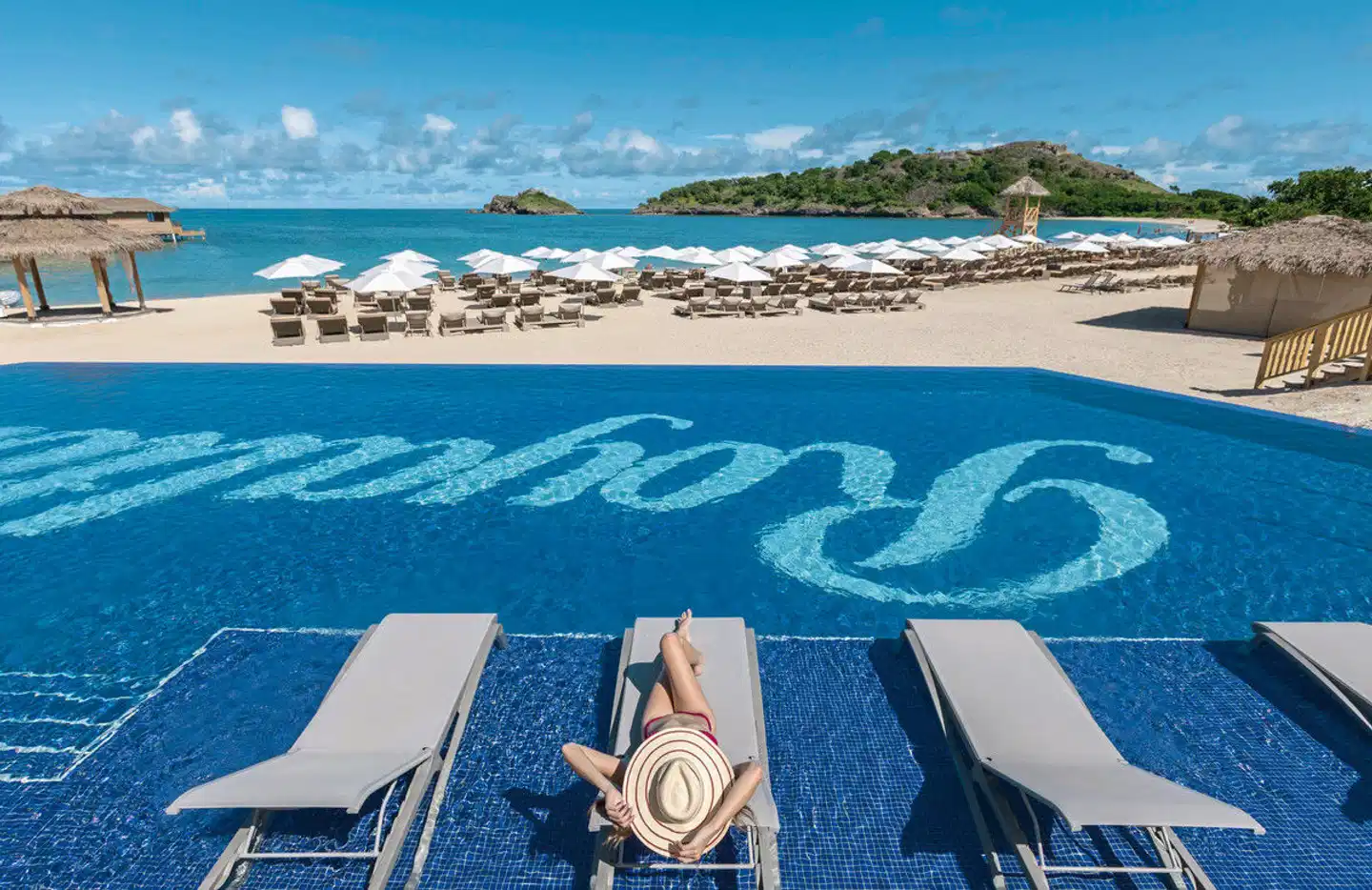 Royalton Antigua Chairman Overwater Bungalows Strand