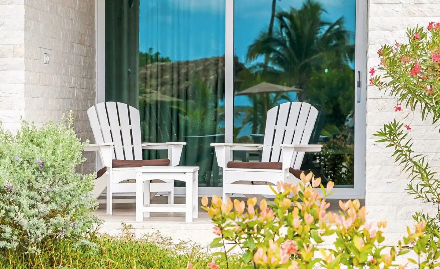 Chogogo Dive & Beach Resort Bonaire Terrasse