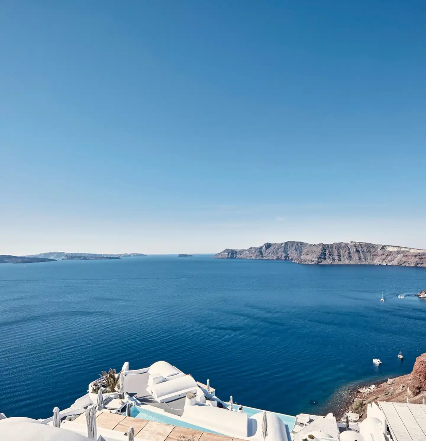 Katikies Santorini Aussenansicht