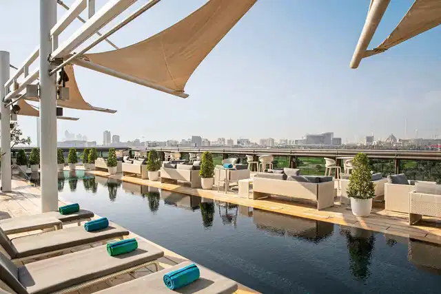 Jumeirah Creekside Hotel Terrasse