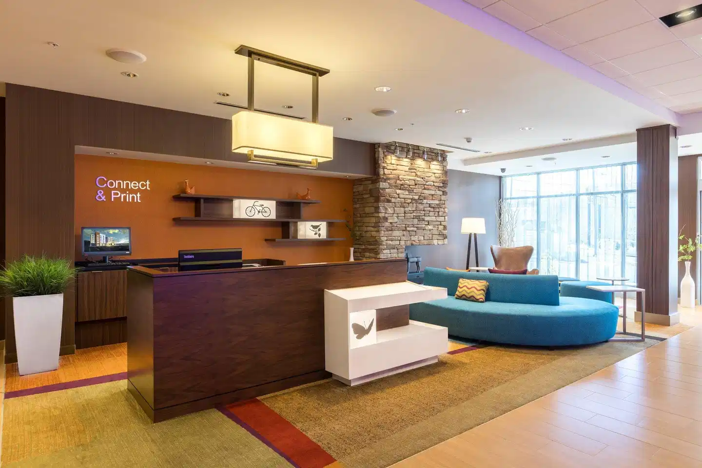 Fairfield Inn & Suites by Marriott Asheville Tunnel Road Lobby
