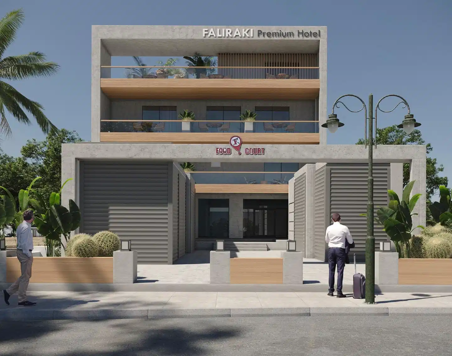 Faliraki Premium Hotel Aussenansicht