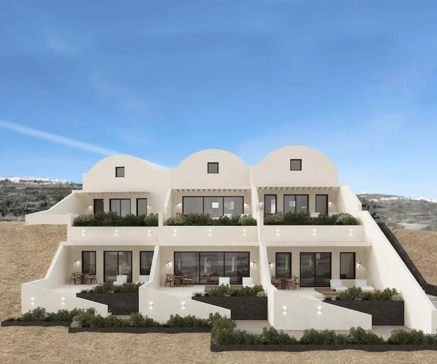 Pnoé Luxury Suites Aussenansicht