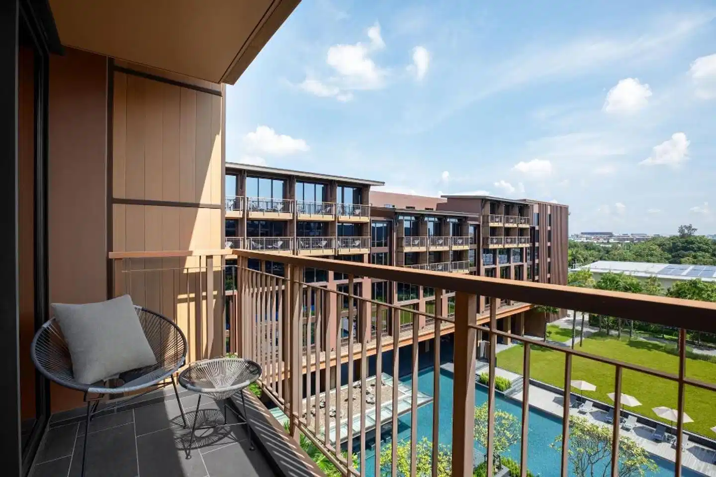Courtyard by Marriott Bangkok Suvarnabhumi Airport Terrasse