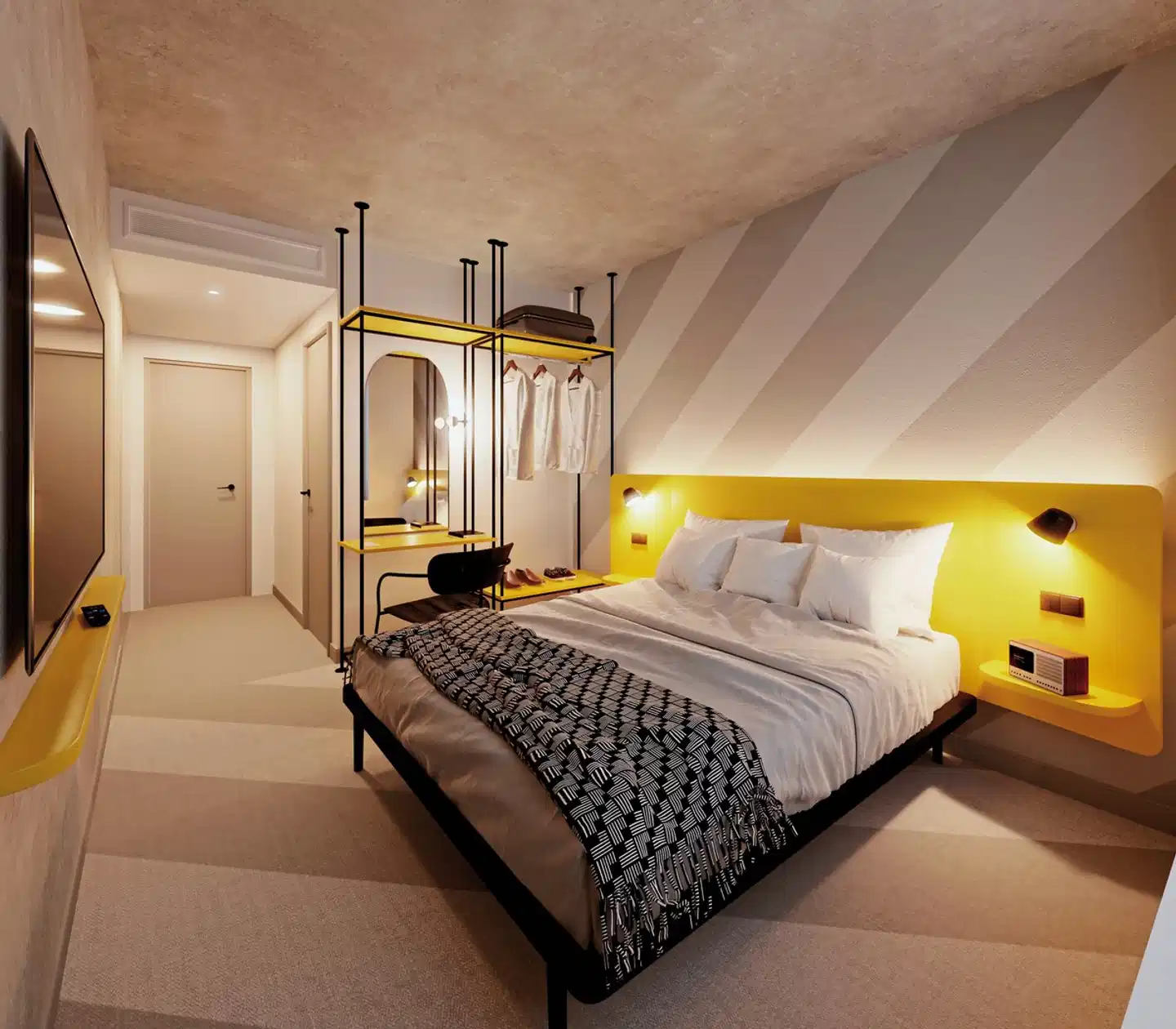 Ibis Styles Hamburg HafenCity Wohnbeispiel