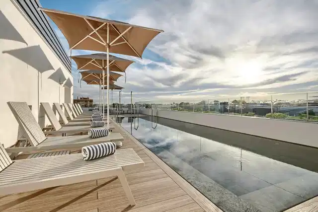 Sercotel Rosaleda Málaga Terrasse