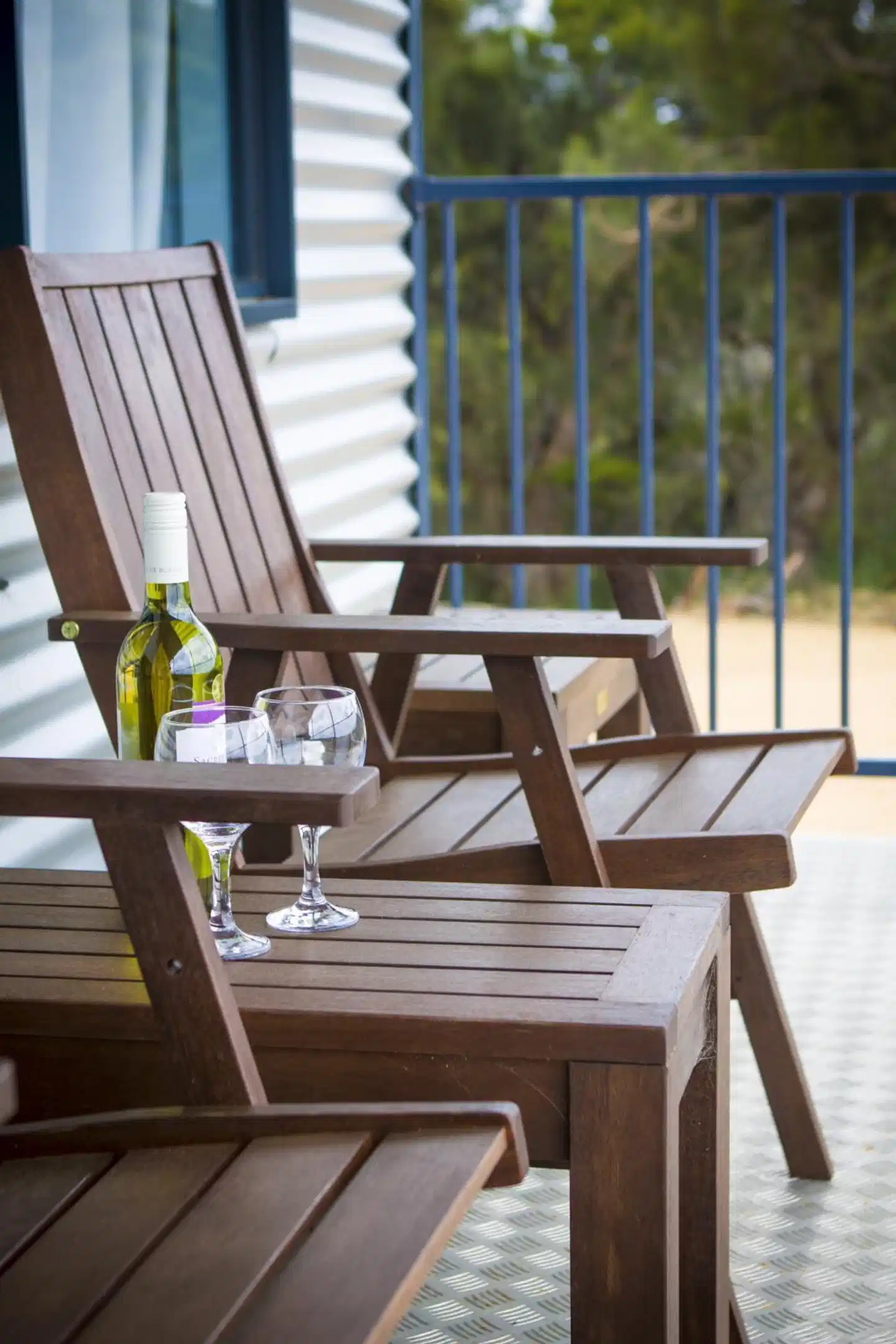 Nutkin Lodge Terrasse