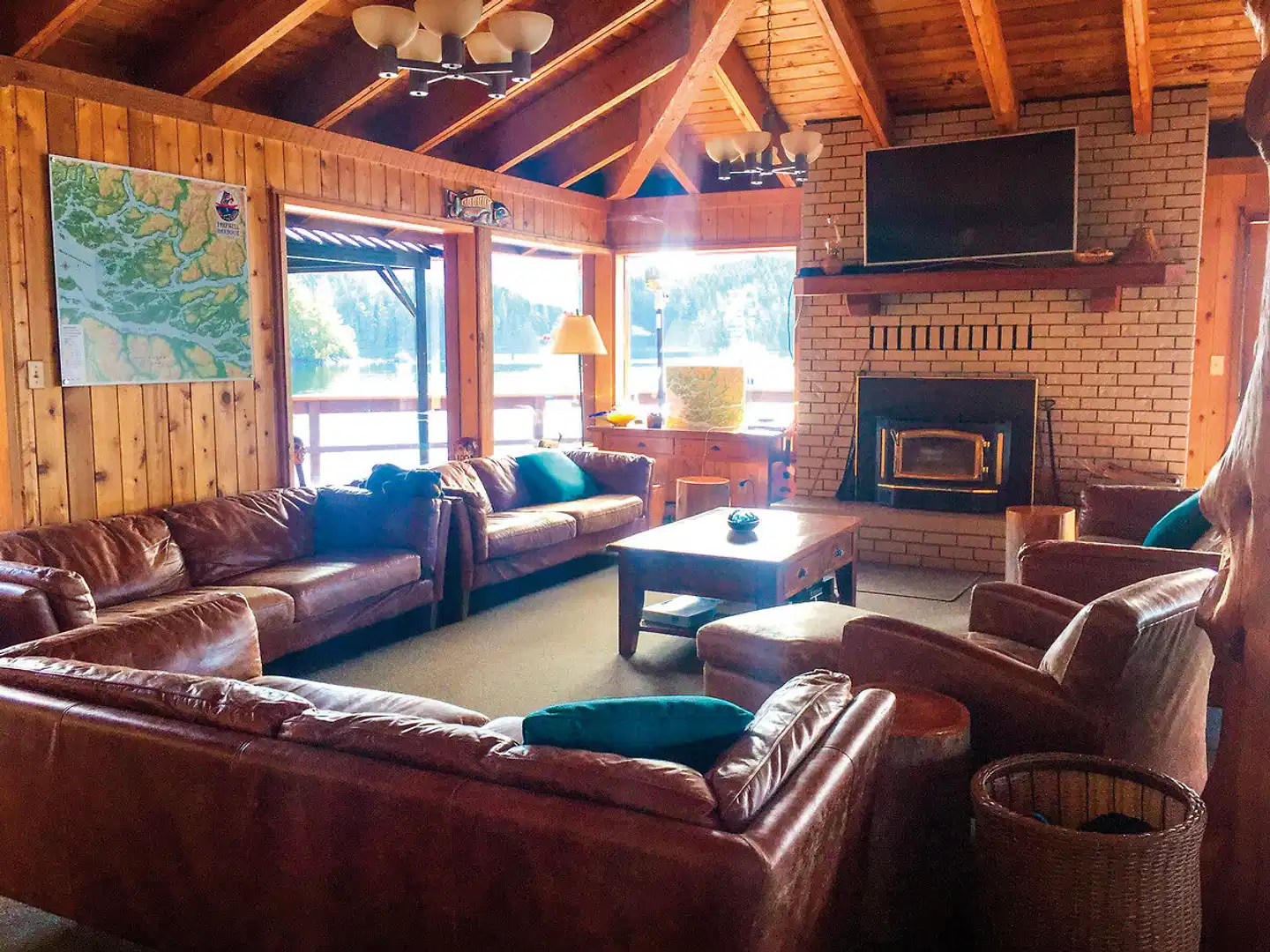Berry Island Wilderness Lodge Lobby