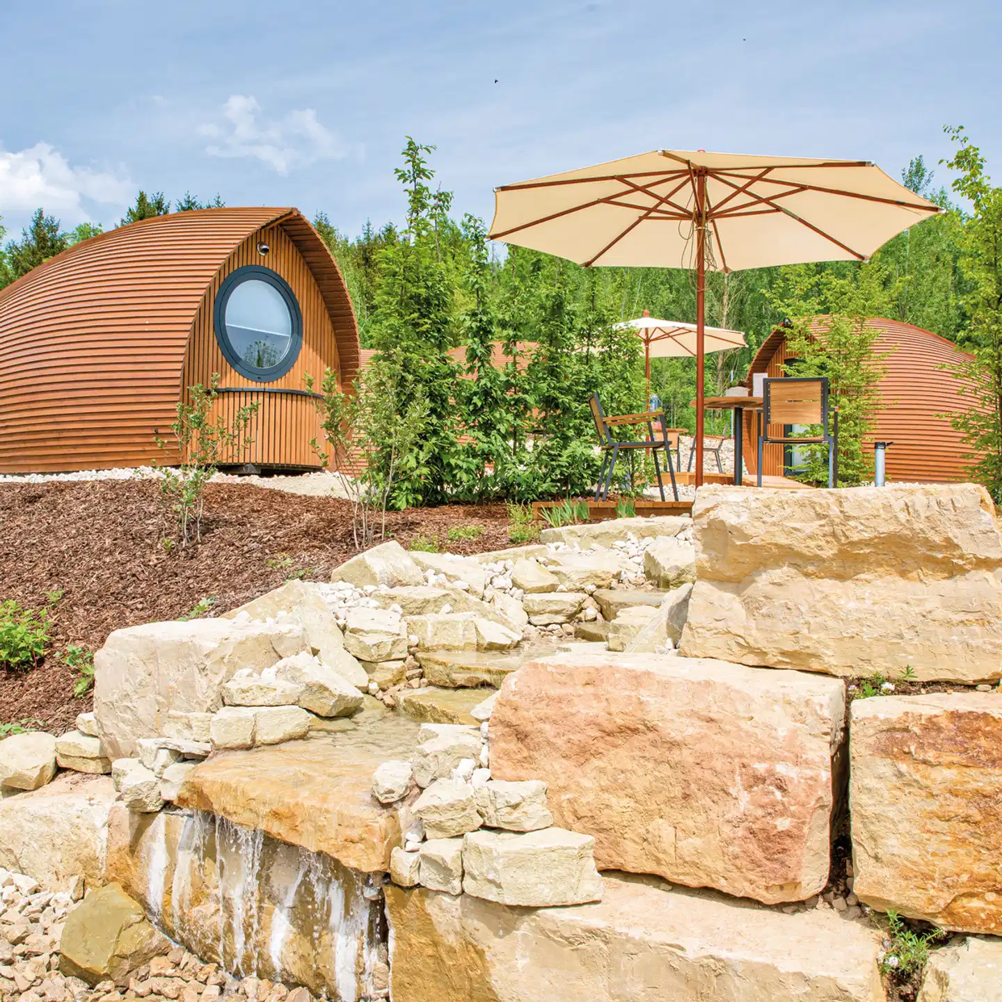 Glamping Resort Biosphäre Bliesgau Garten