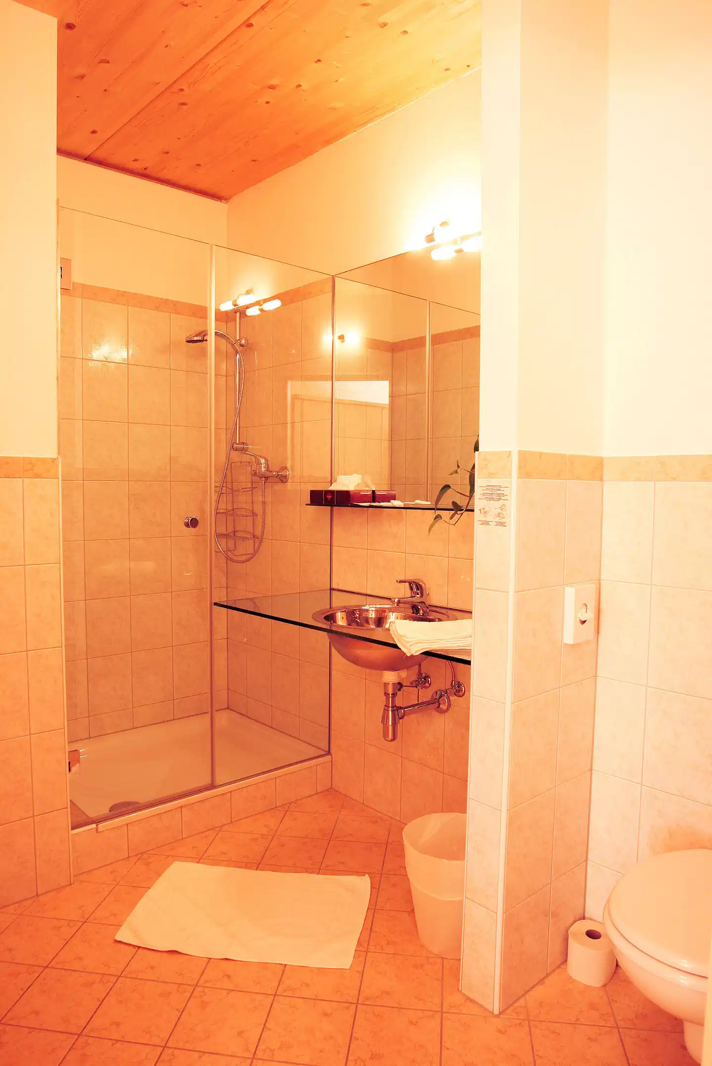 Macher's Landhotel Badezimmer