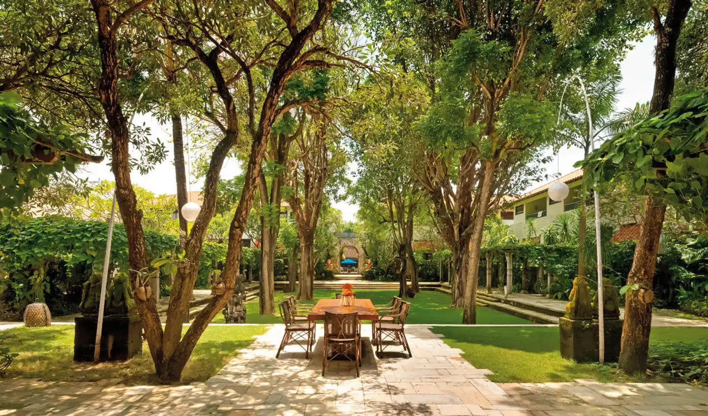 Sudamala Resort Sanur Bali Garten