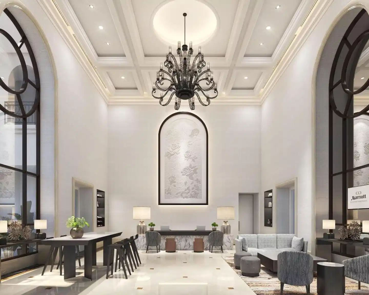 Marriott Executive Apartments Bangkok, Sukhumvit 101 Lobby