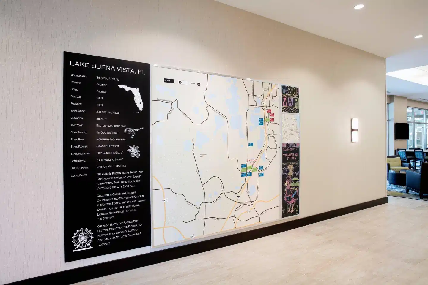 TownePlace Suites by Marriott Orlando Theme Parks/Lake Buena Vista Lobby