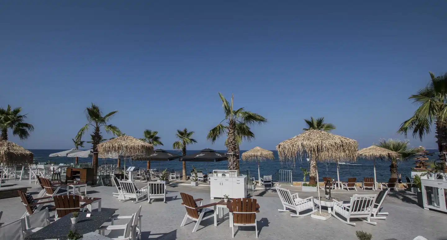 Cretan Blue Beach Hotel Terrasse
