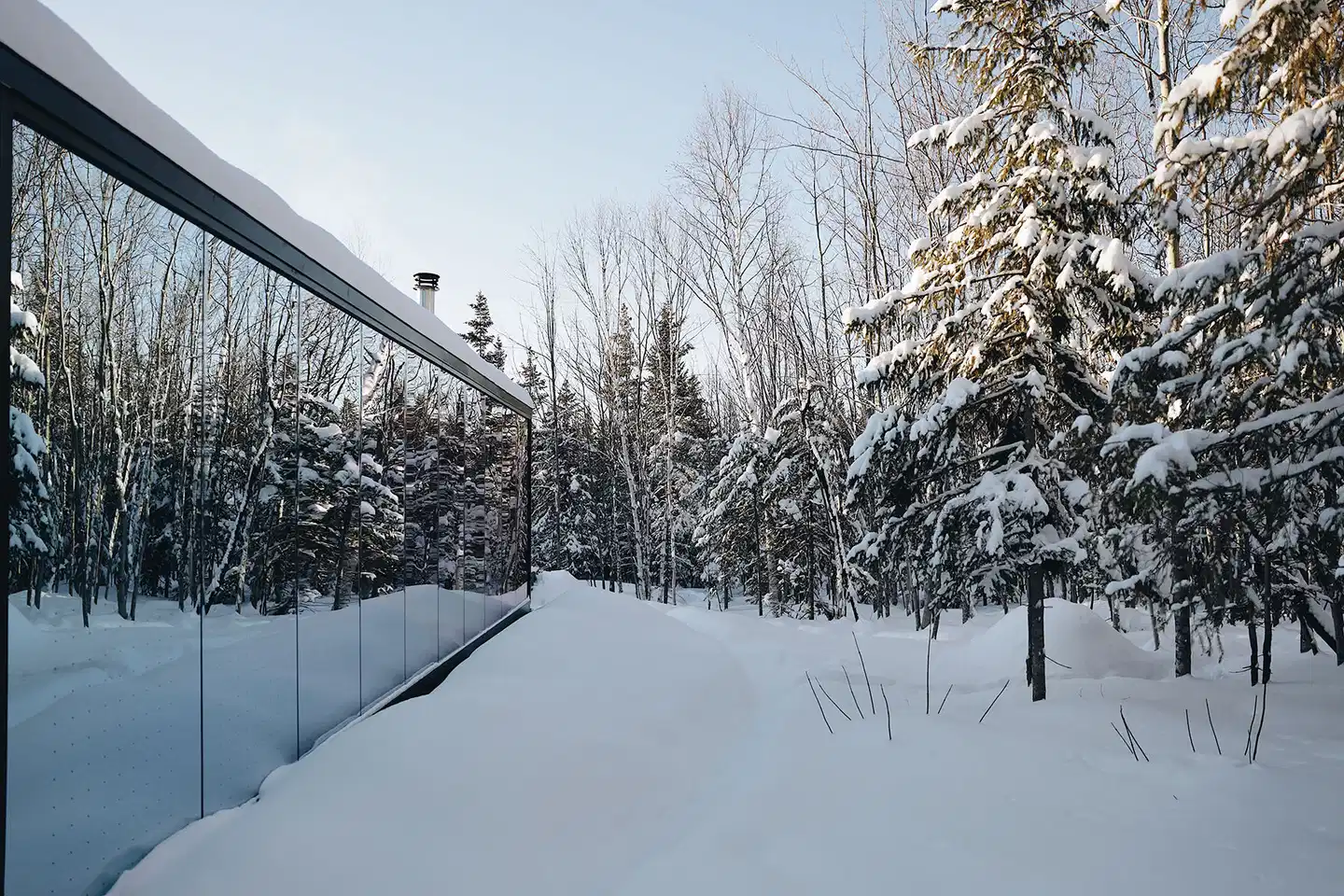 Reflexion Charlevoix Landschaft