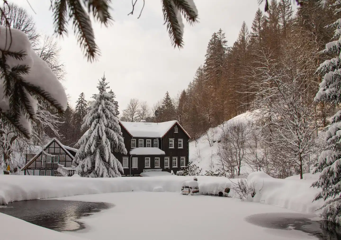 Waldhaus Wolfsbachmuhle Aussenansicht