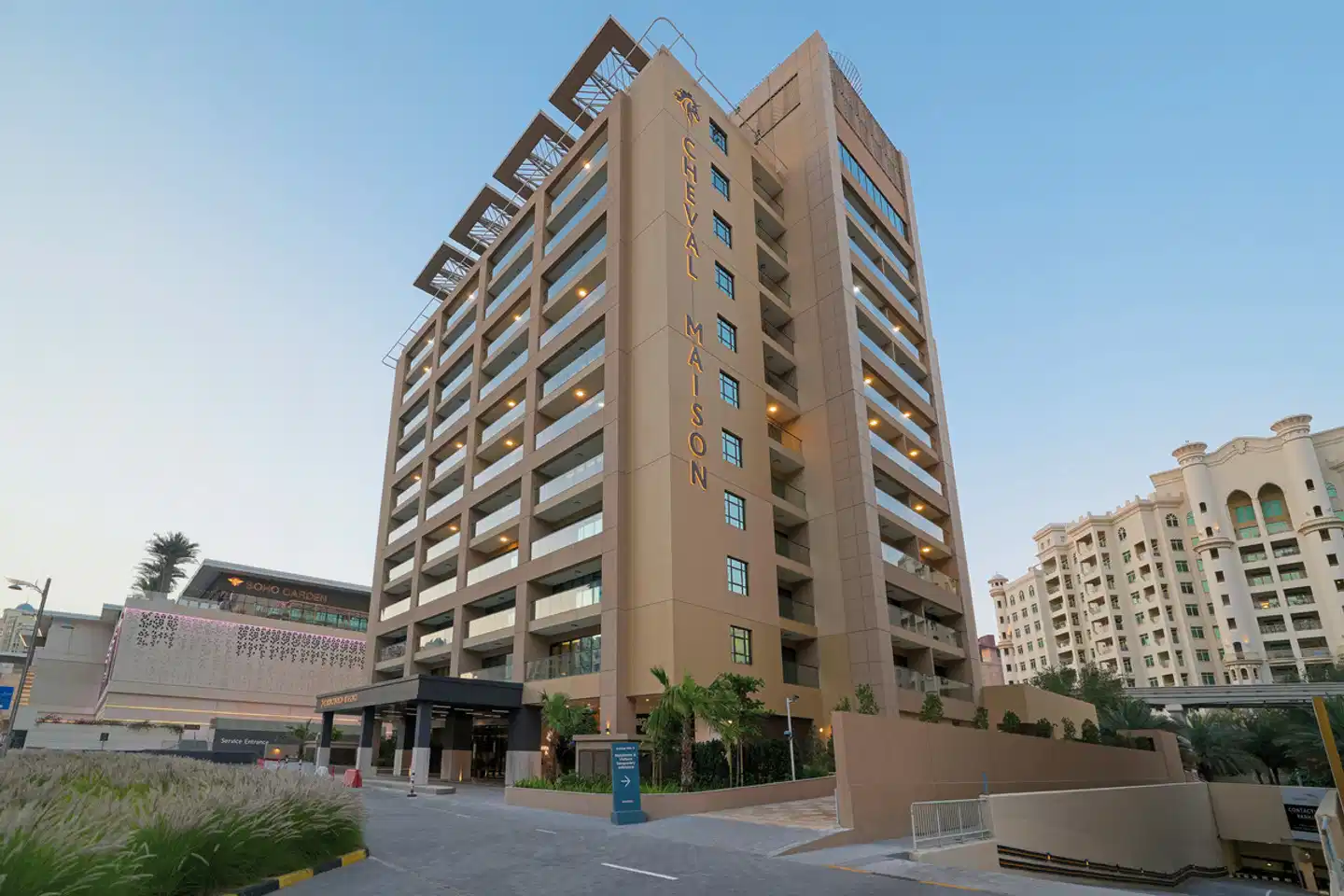 Cheval Maison - The Palm Dubai Aussenansicht