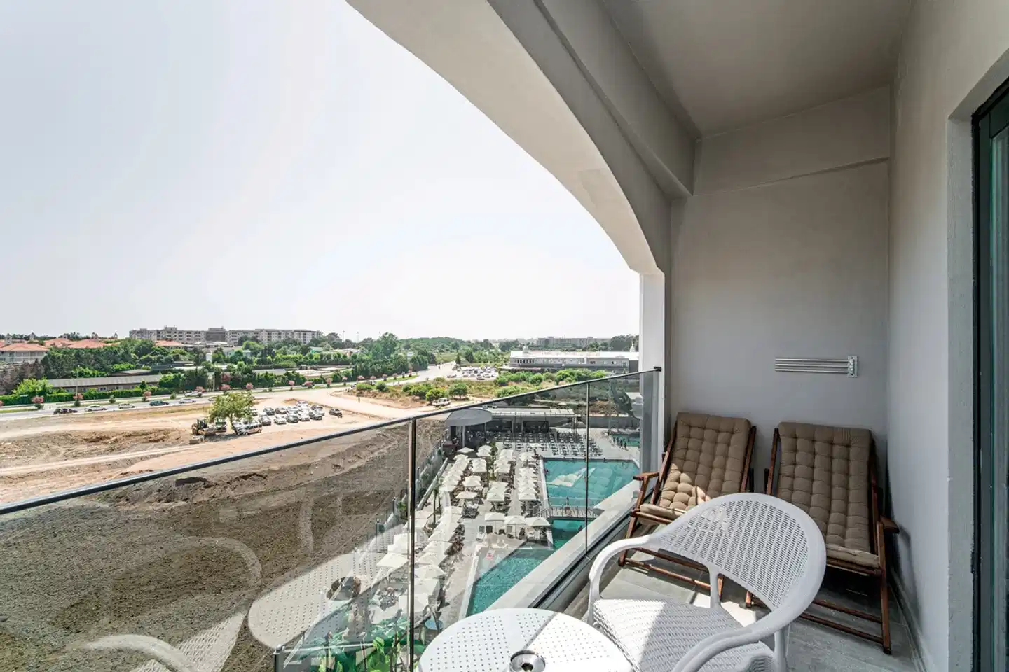 Side Moon Palace Hotel Terrasse