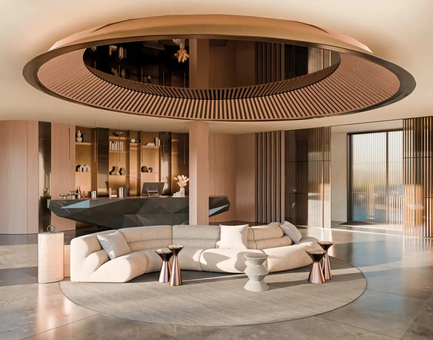 Stroblhof Lake Garda Lobby