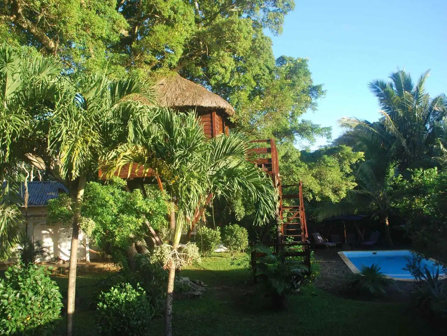 Tree Lodge Mauritius Garten