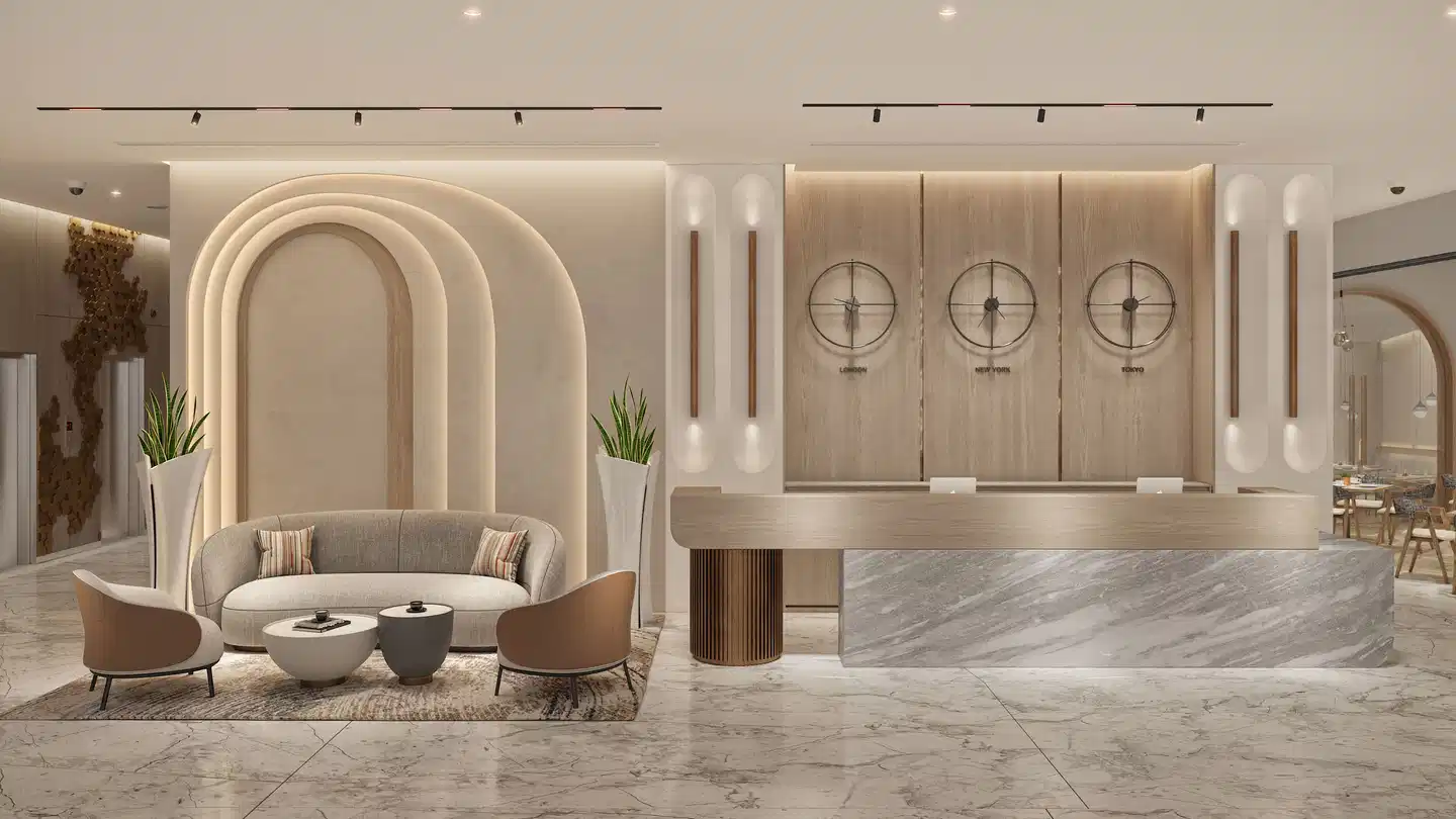 The First Collection Waterfront Lobby