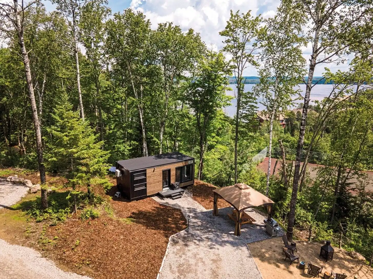 Auberge du Lac Taureau Landschaft