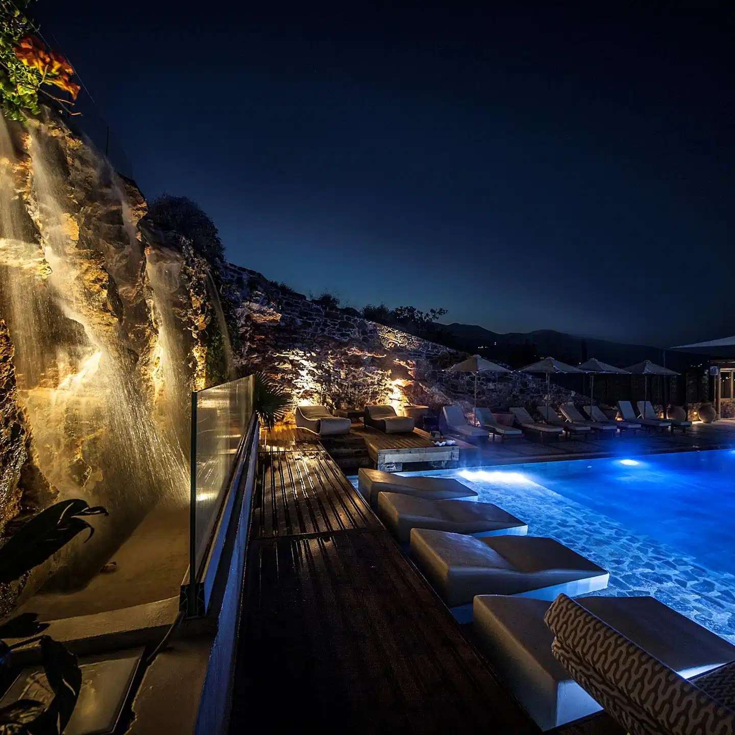 Elounda Orama Boutique Hotel Terrasse