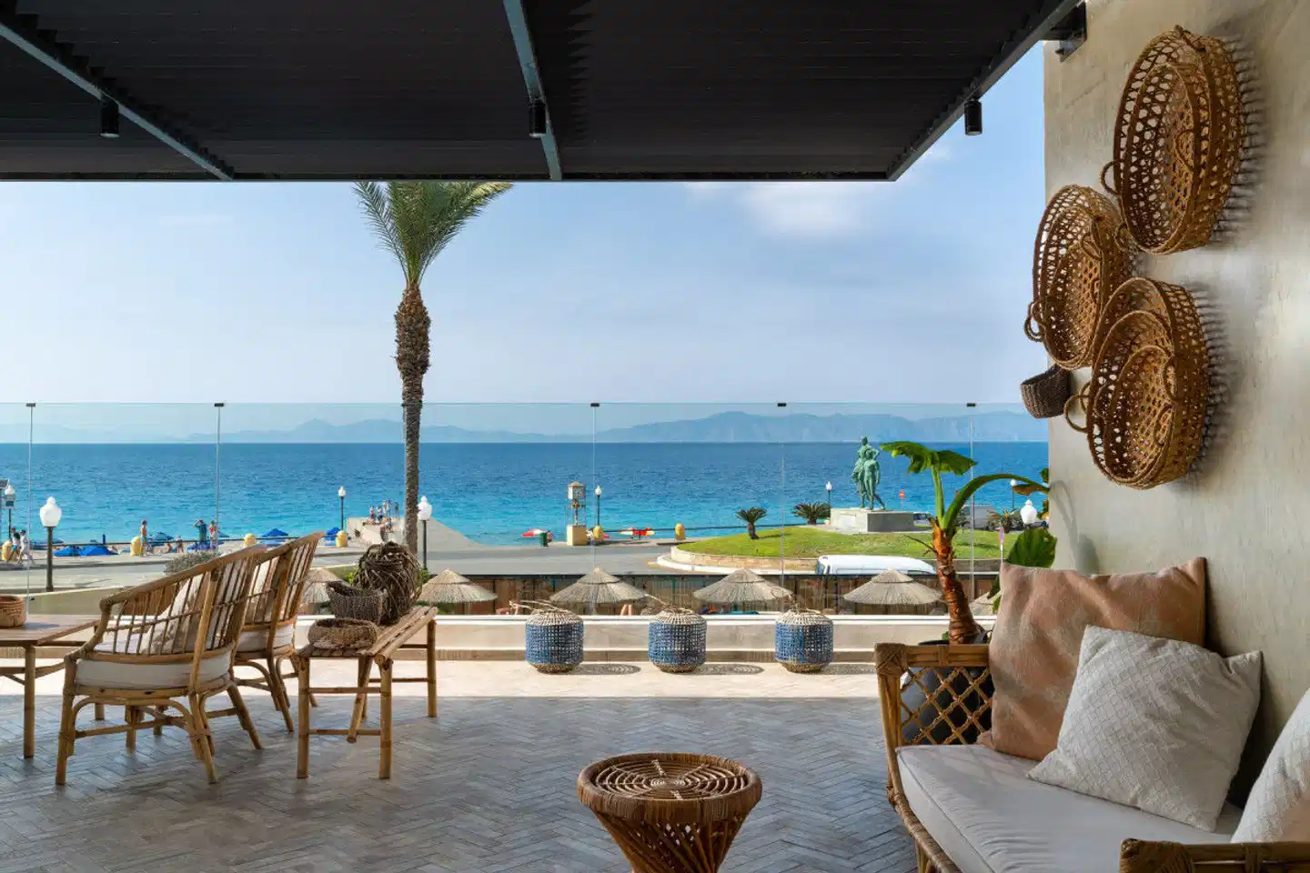 Blue Sky City Beach Terrasse