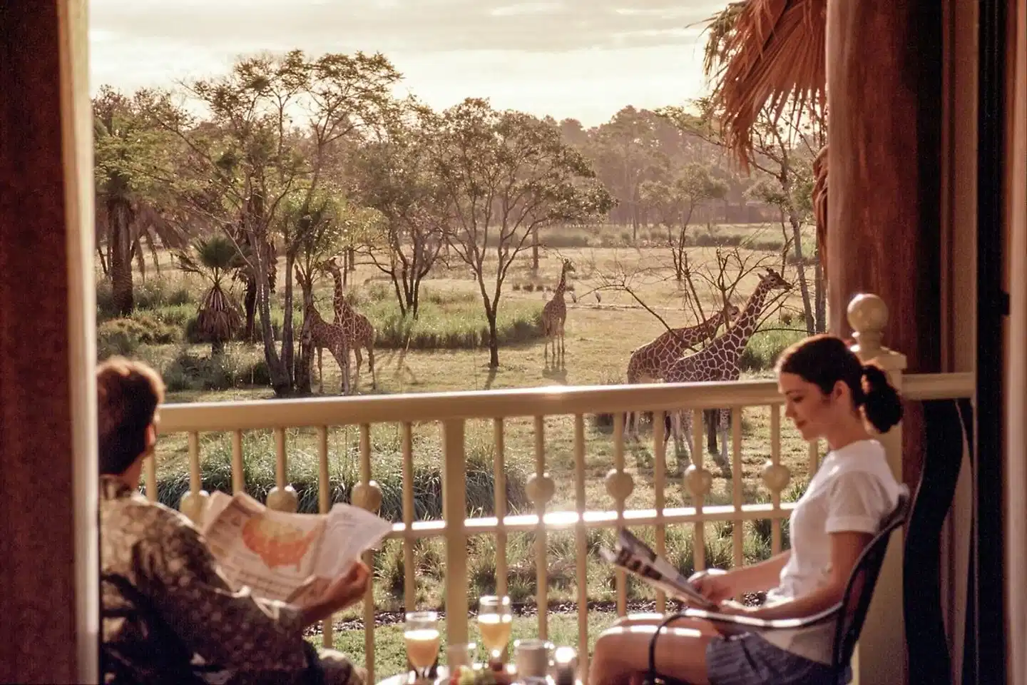 Disney's Animal Kingdom Lodge Terrasse