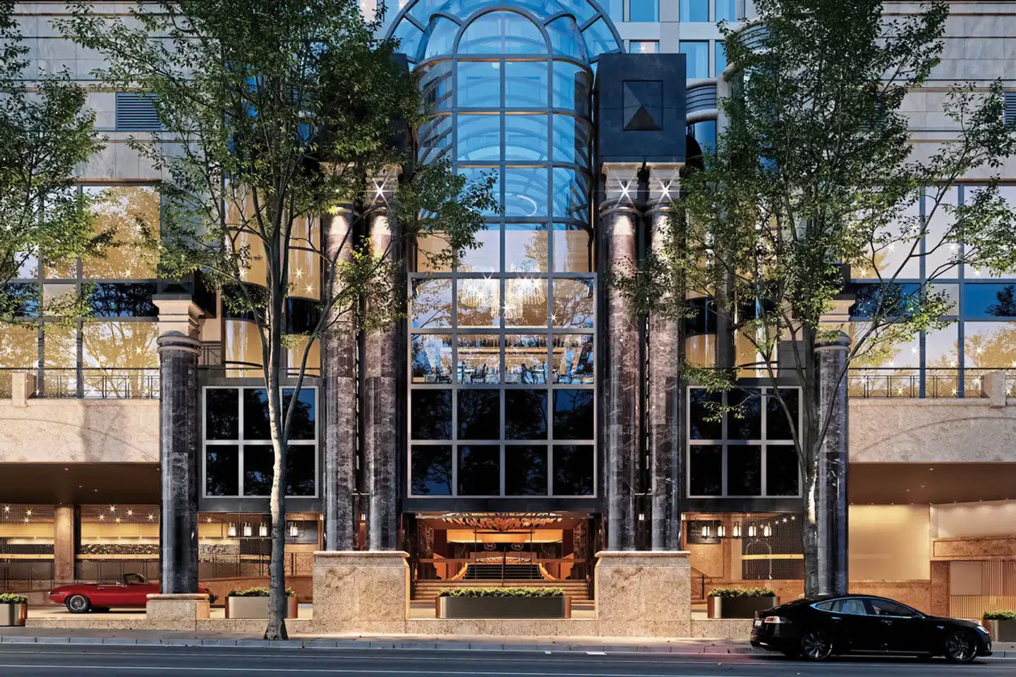 Sheraton Grand Sydney Hyde Park Aussenansicht