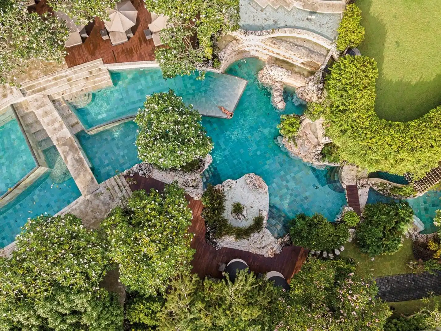 Ayana Resort Bali Garten