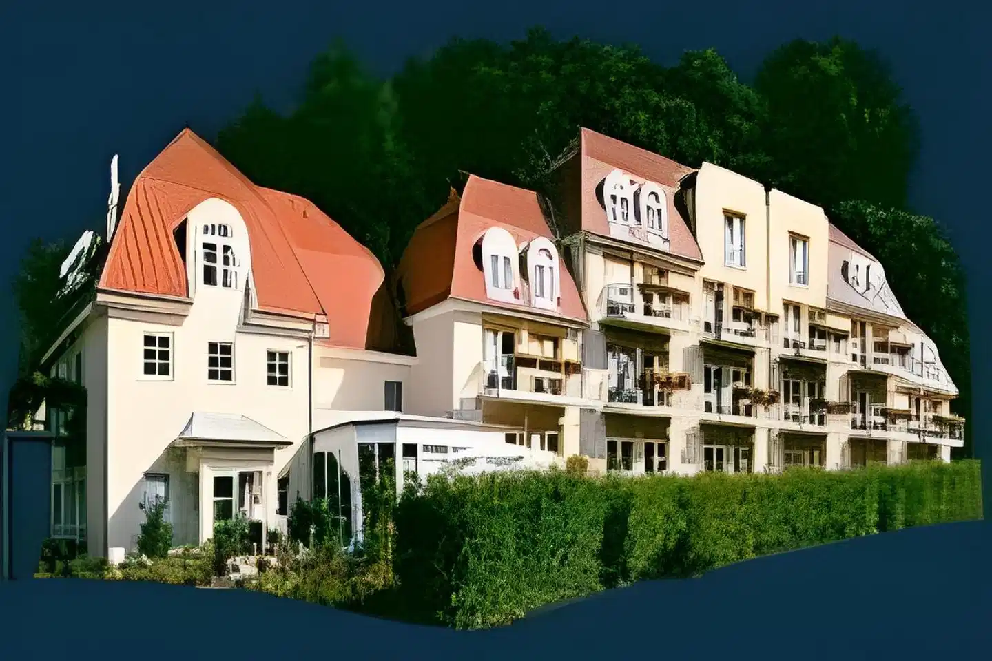 Parkhotel Flora Aussenansicht