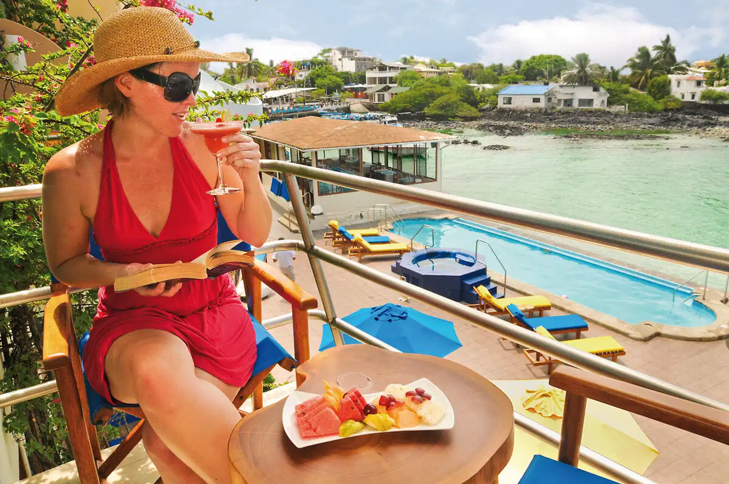 Solymar Galapagos Terrasse