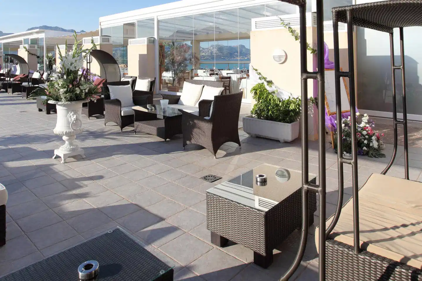 Sun Palace Albir Terrasse