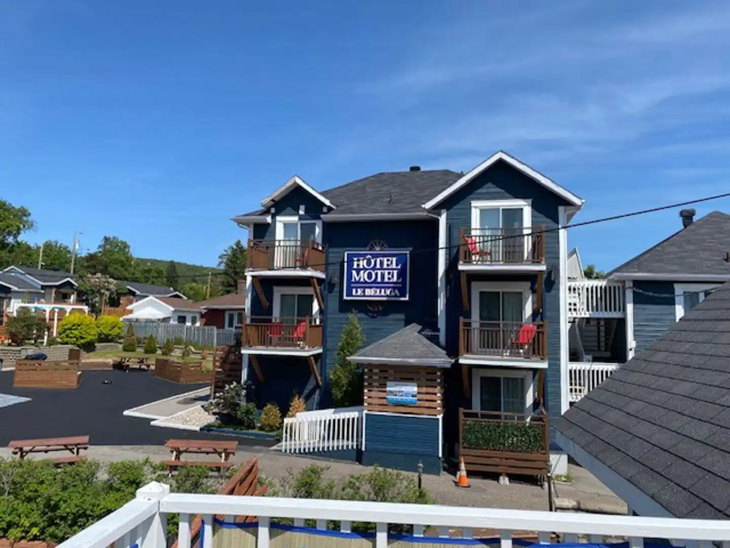 Hotel Motel Le Beluga Aussenansicht