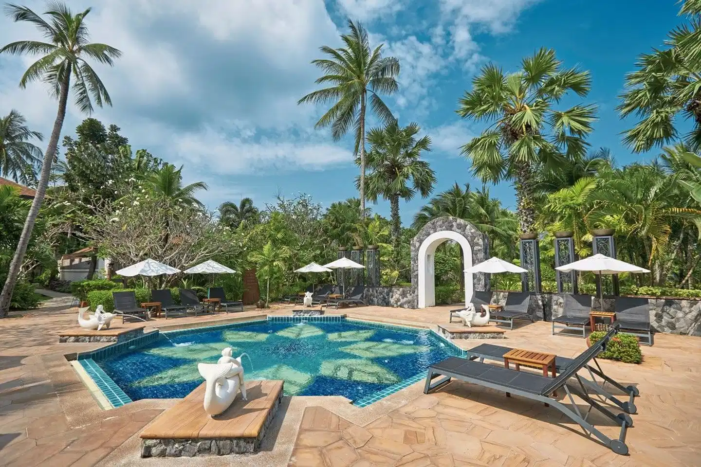 Bandara Spa Resort & Pool Villas, Samui POOL