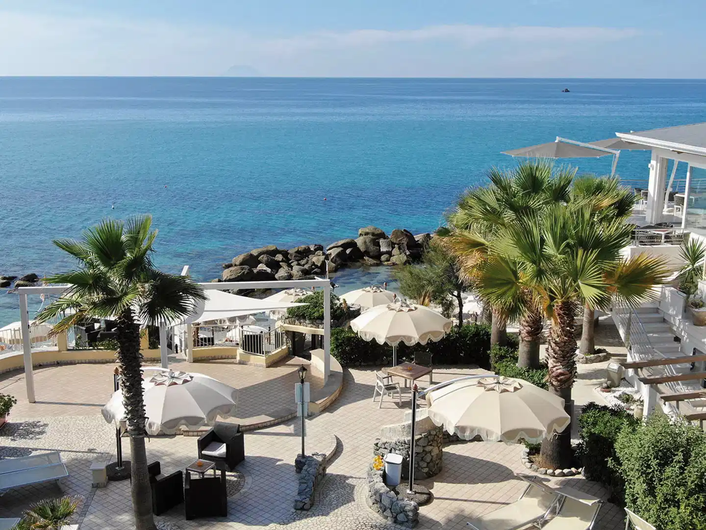 Baia del Godano Resort & Spa Terrasse