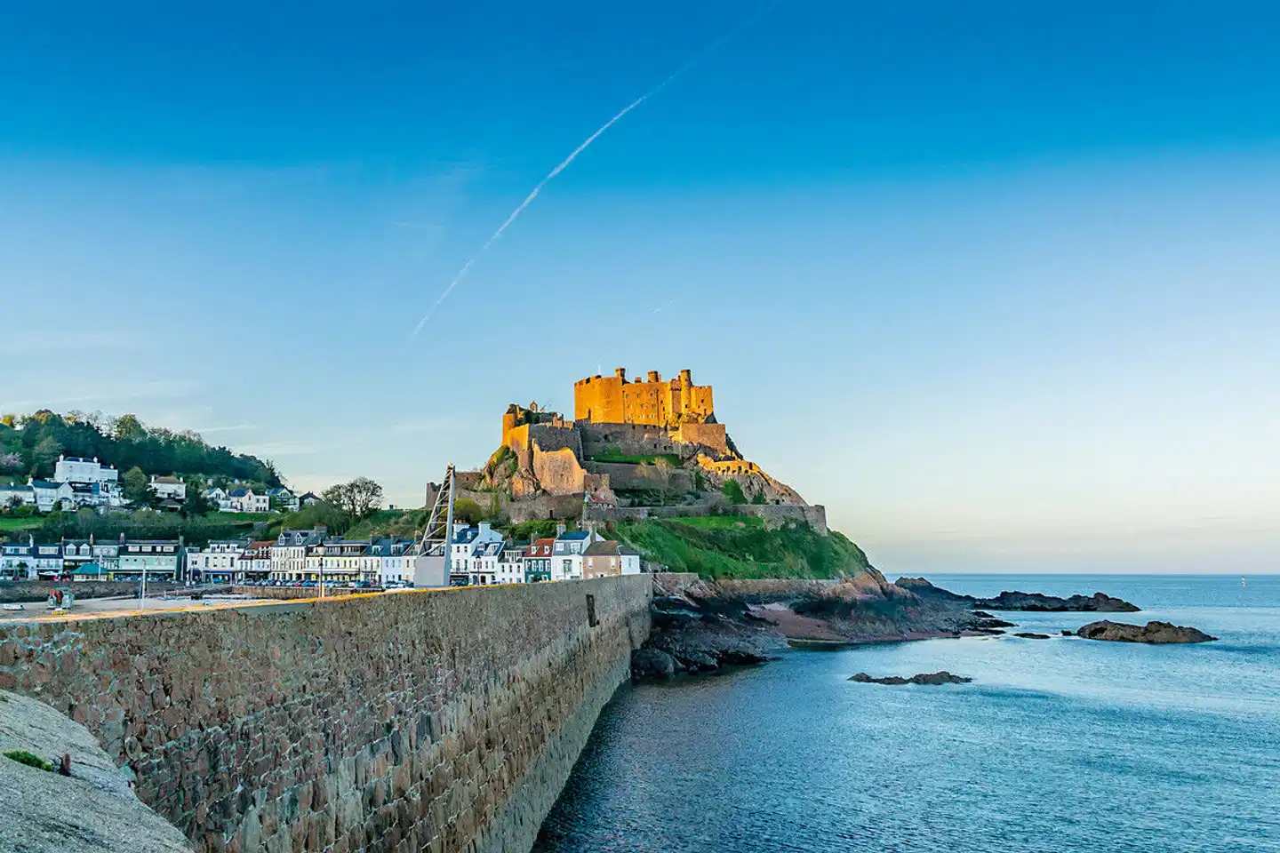 Liebliches Inselparadies Jersey Landschaft