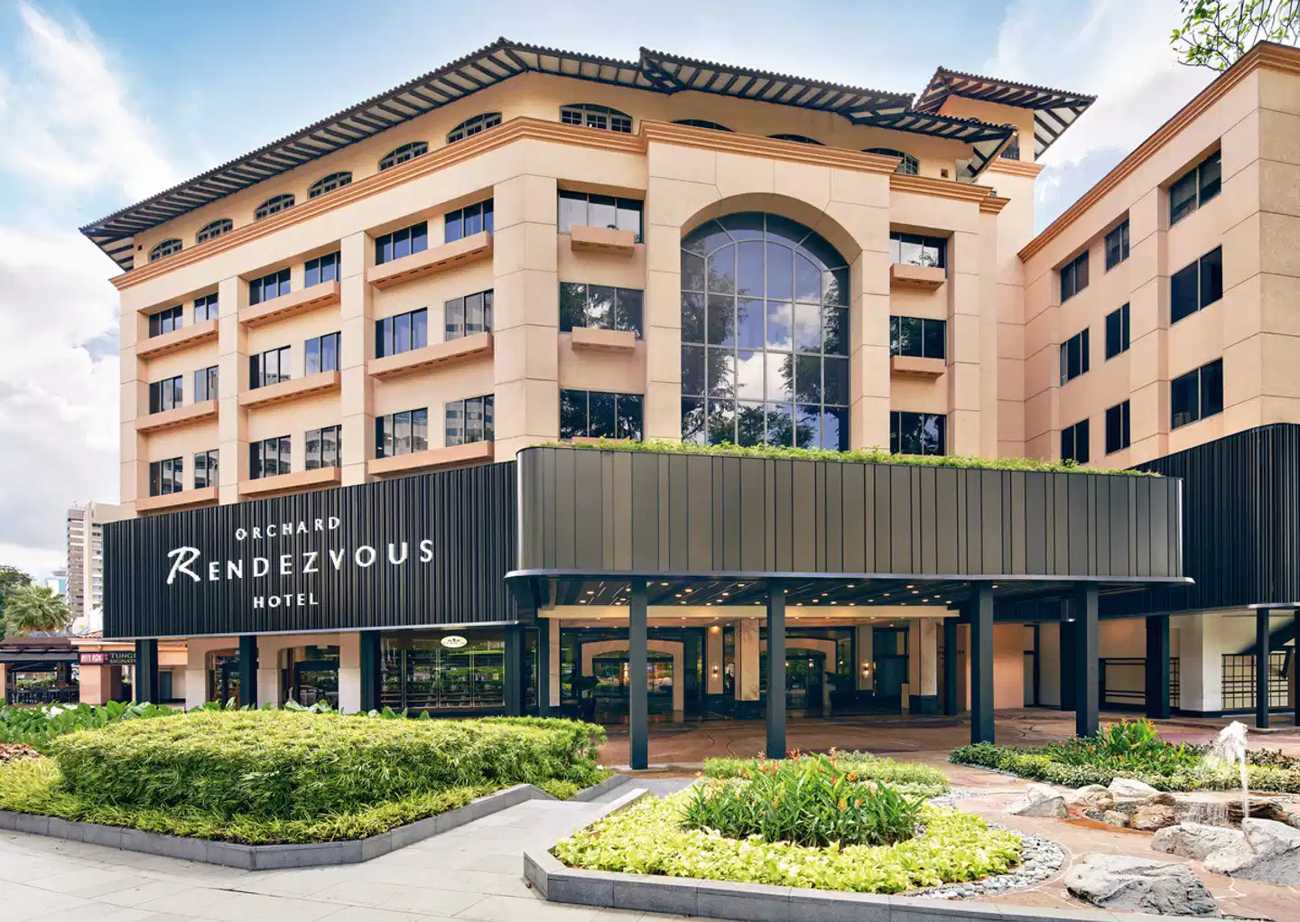 Orchard Rendezvous Hotel Singapore Aussenansicht