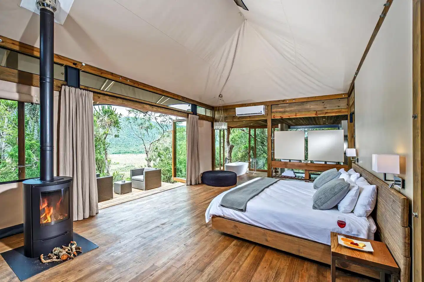 Kariega Settlers Drift Tented Lodge Wohnbeispiel